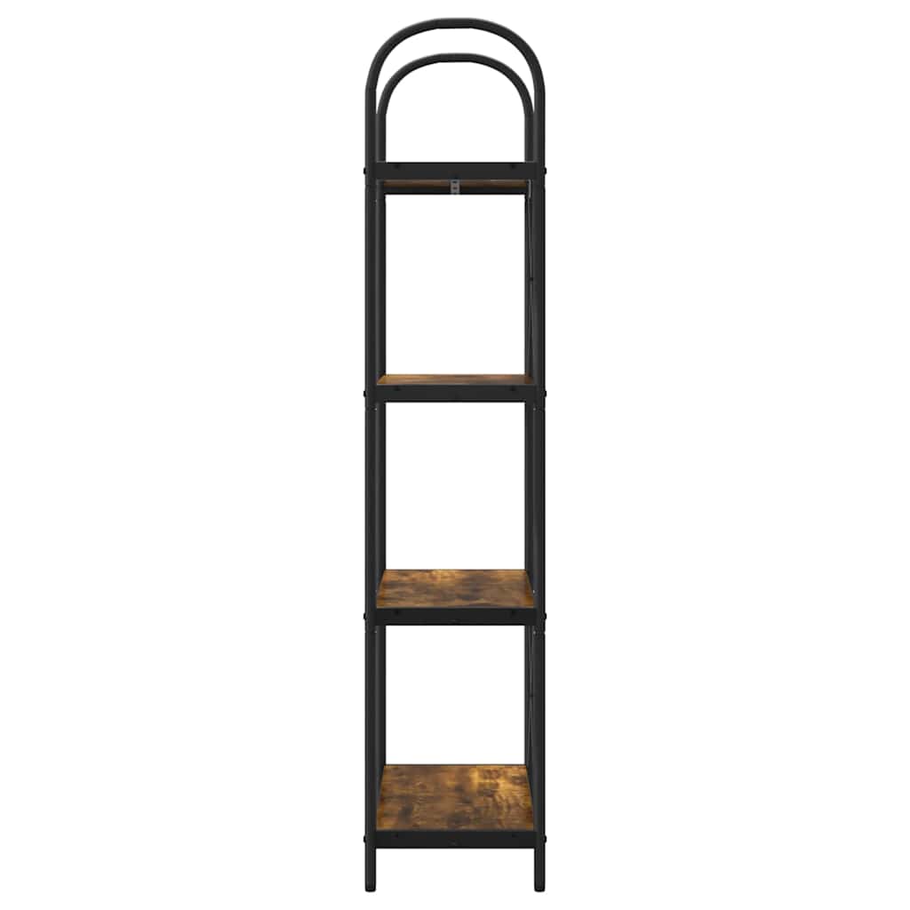 Raft pentru cărți Stejar afumat 60 x 30 x 146 cm Lemn compozit GartenMobel Dekor