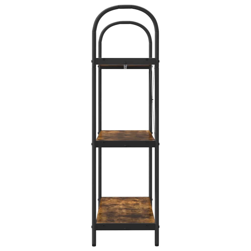 Raft pentru cărți Stejar afumat 80 x 30 x 109 cm Lemn compozit GartenMobel Dekor