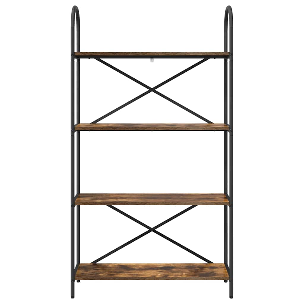 Raft pentru cărți Stejar afumat 80 x 30 x 146 cm Lemn compozit GartenMobel Dekor