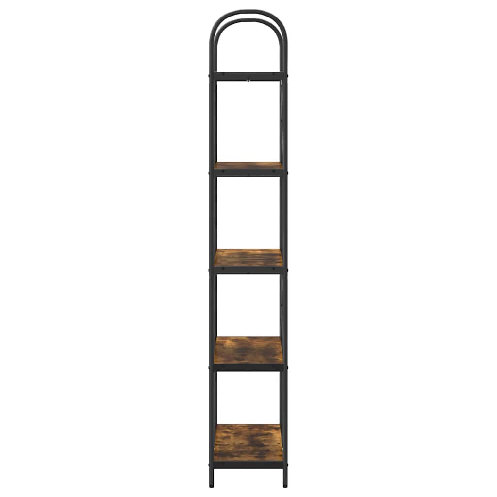 Raft pentru cărți Stejar afumat 80 x 30 x 183 cm Lemn compozit GartenMobel Dekor