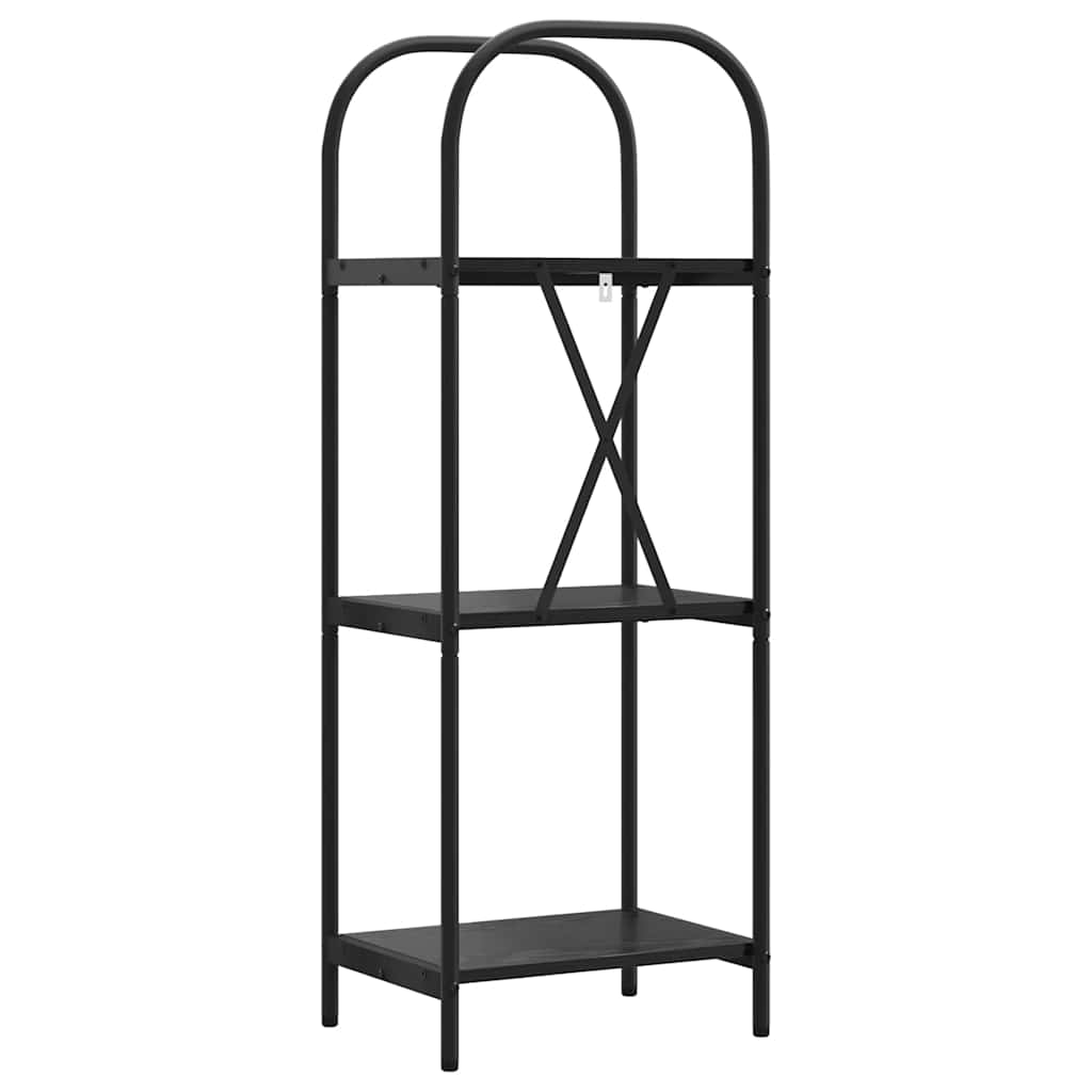 Raft pentru cărți Stejar negru 40 x 30 x 109 cm Lemn compozit GartenMobel Dekor