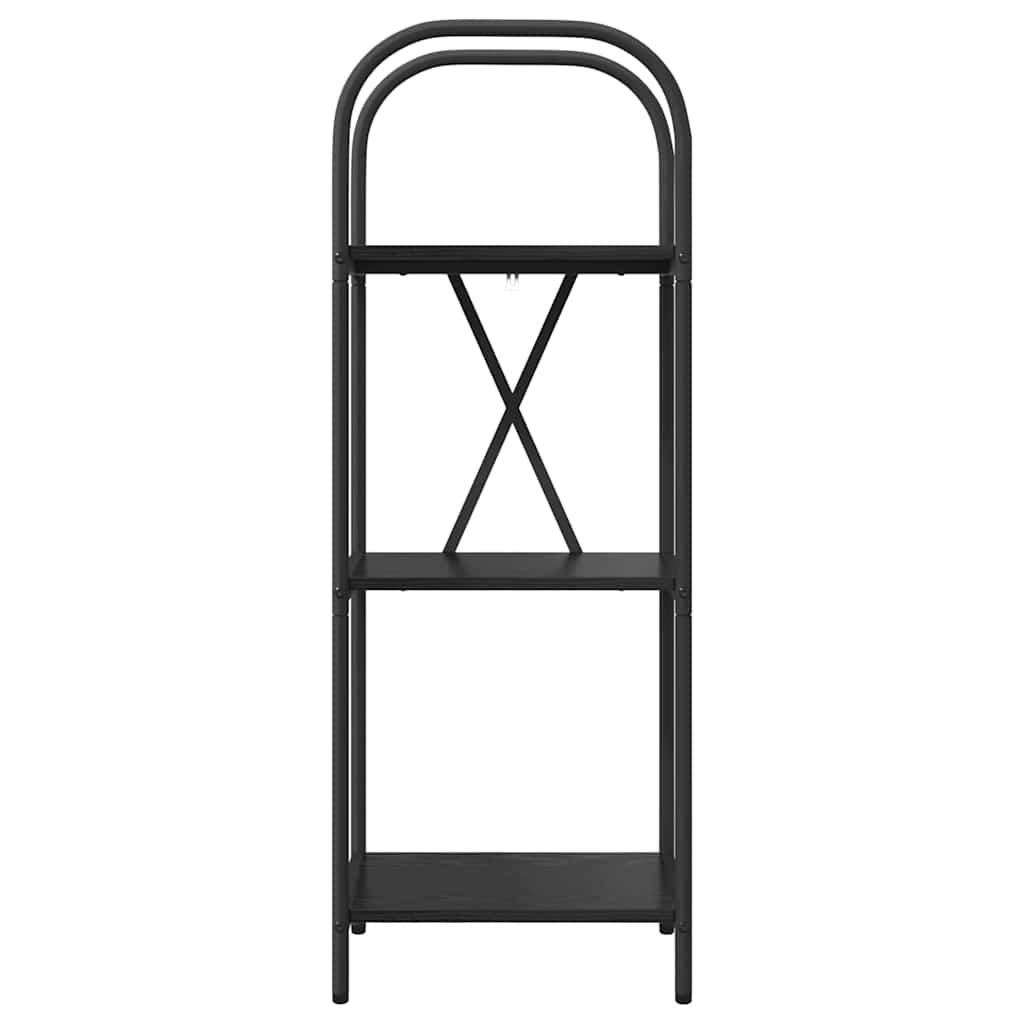 Raft pentru cărți Stejar negru 40 x 30 x 109 cm Lemn compozit GartenMobel Dekor