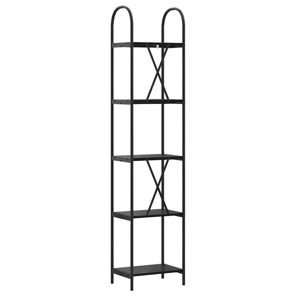 Raft pentru cărți Stejar negru 40 x 30 x 183 cm Lemn compozit GartenMobel Dekor