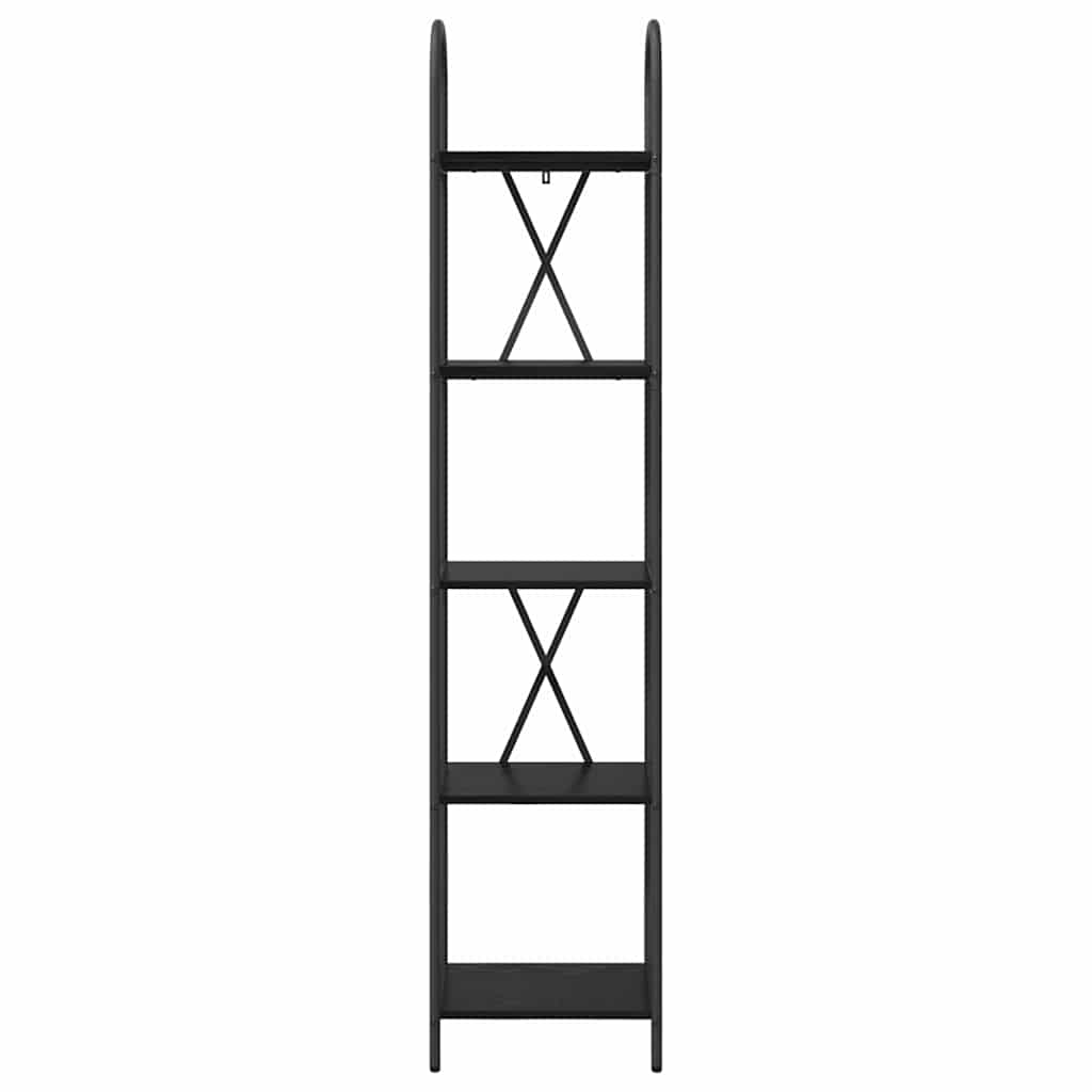 Raft pentru cărți Stejar negru 40 x 30 x 183 cm Lemn compozit GartenMobel Dekor