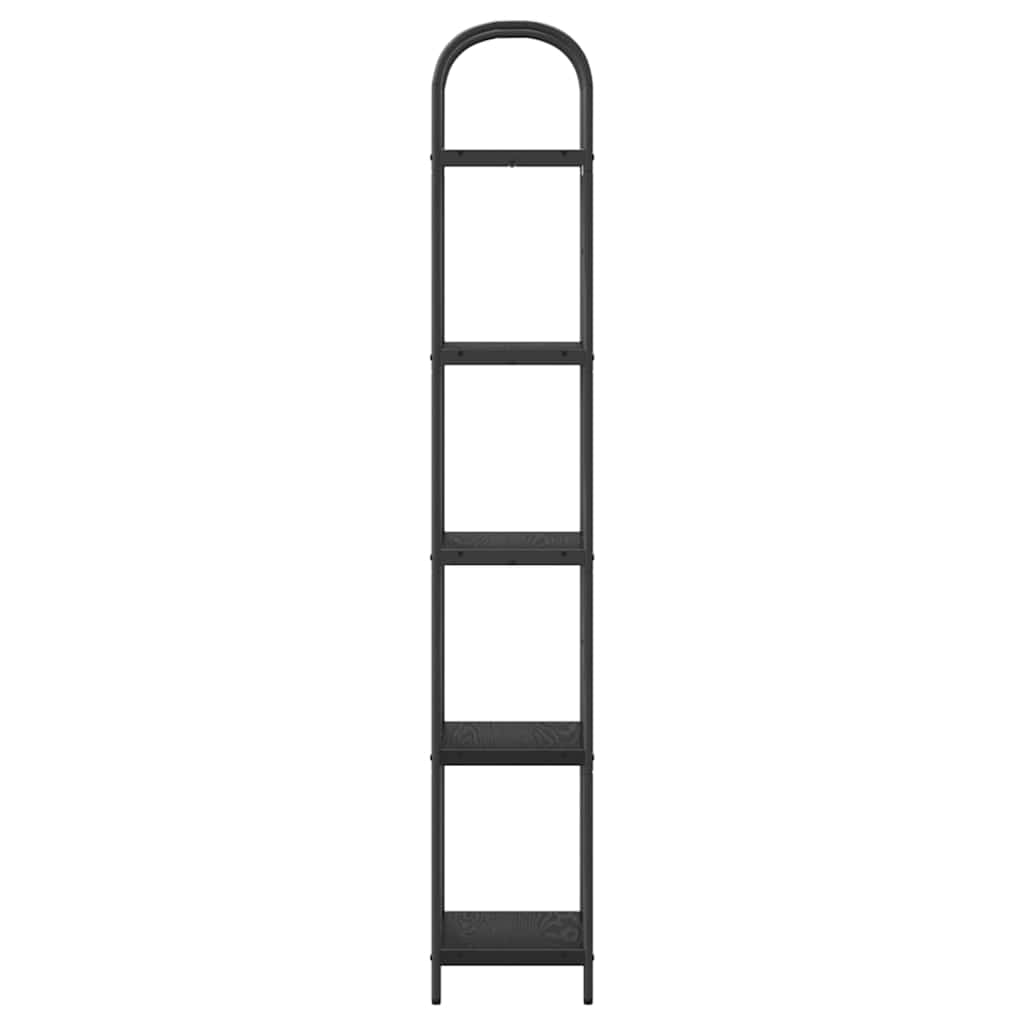 Raft pentru cărți Stejar negru 40 x 30 x 183 cm Lemn compozit GartenMobel Dekor