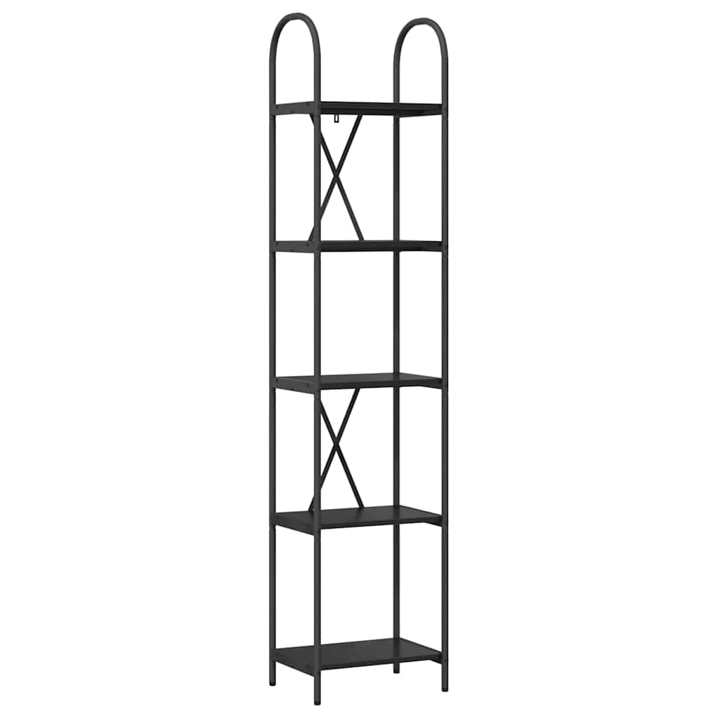 Raft pentru cărți Stejar negru 40 x 30 x 183 cm Lemn compozit GartenMobel Dekor