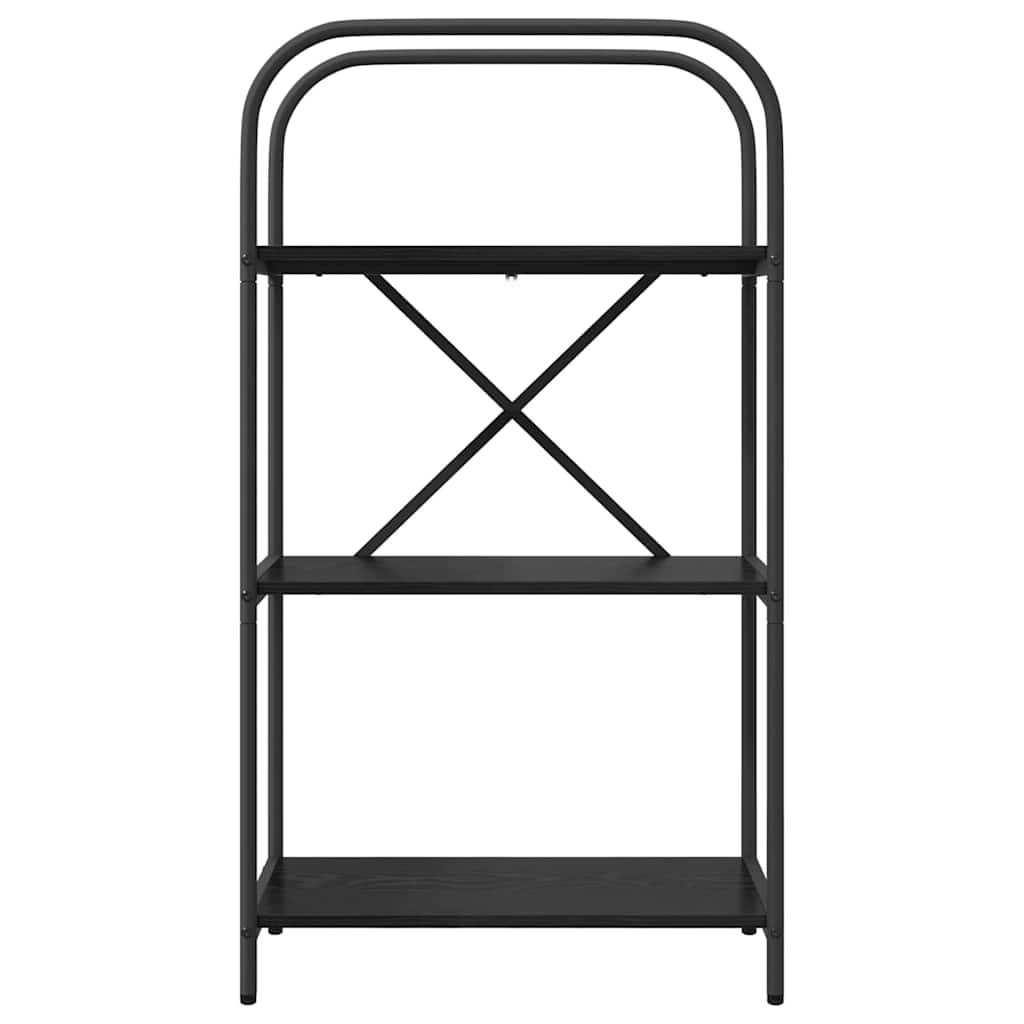 Raft pentru cărți Stejar negru 60 x 30 x 109 cm Lemn compozit GartenMobel Dekor