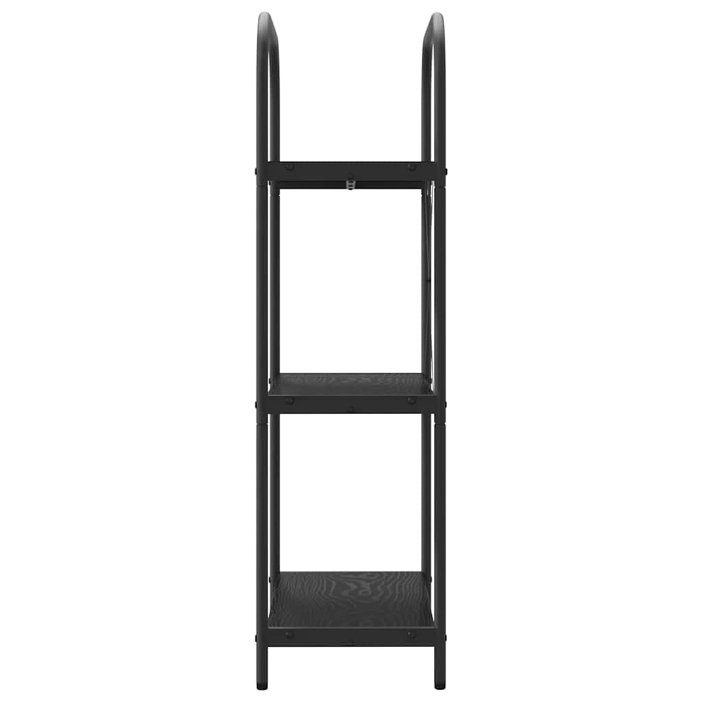 Raft pentru cărți Stejar negru 60 x 30 x 109 cm Lemn compozit GartenMobel Dekor