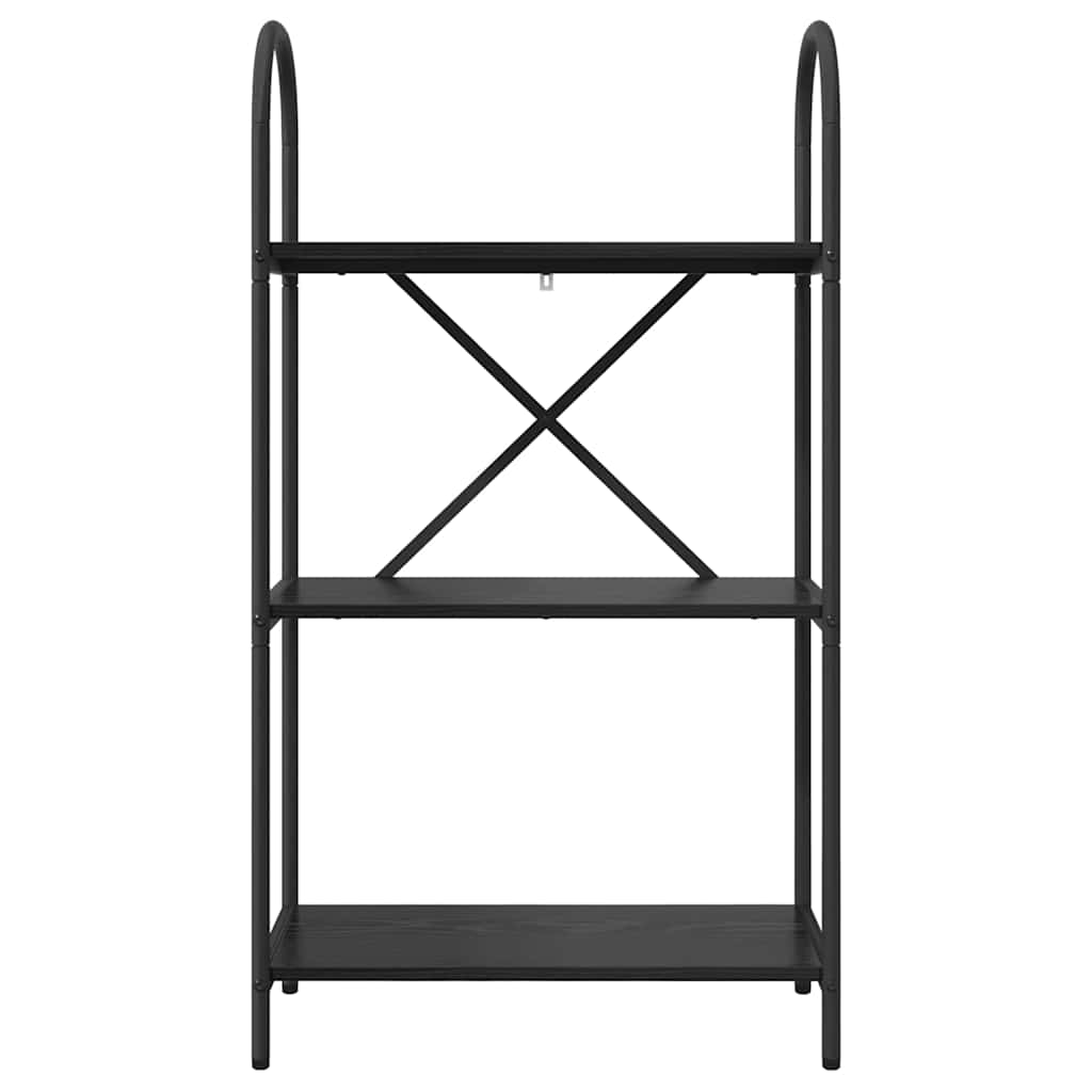 Raft pentru cărți Stejar negru 60 x 30 x 109 cm Lemn compozit GartenMobel Dekor