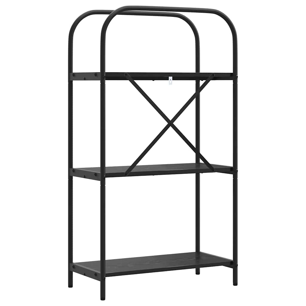 Raft pentru cărți Stejar negru 60 x 30 x 109 cm Lemn compozit GartenMobel Dekor