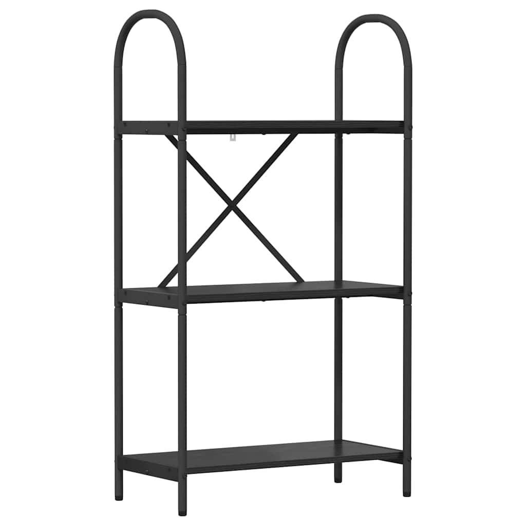 Raft pentru cărți Stejar negru 60 x 30 x 109 cm Lemn compozit GartenMobel Dekor