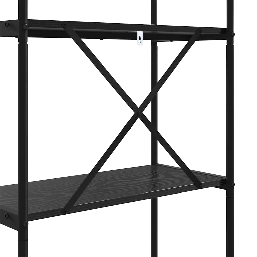 Raft pentru cărți Stejar negru 60 x 30 x 109 cm Lemn compozit GartenMobel Dekor