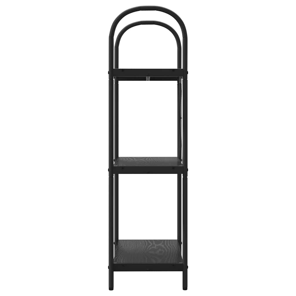 Raft pentru cărți Stejar negru 60 x 30 x 109 cm Lemn compozit GartenMobel Dekor