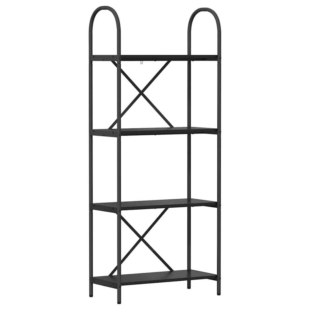 Raft pentru cărți Stejar negru 60 x 30 x 146 cm Lemn compozit GartenMobel Dekor