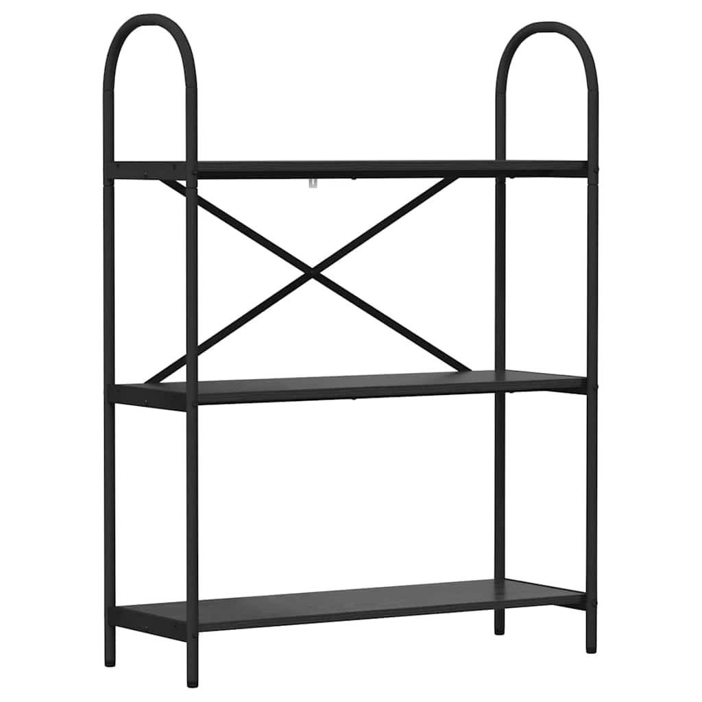 Raft pentru cărți Stejar negru 80 x 30 x 109 cm Lemn compozit GartenMobel Dekor