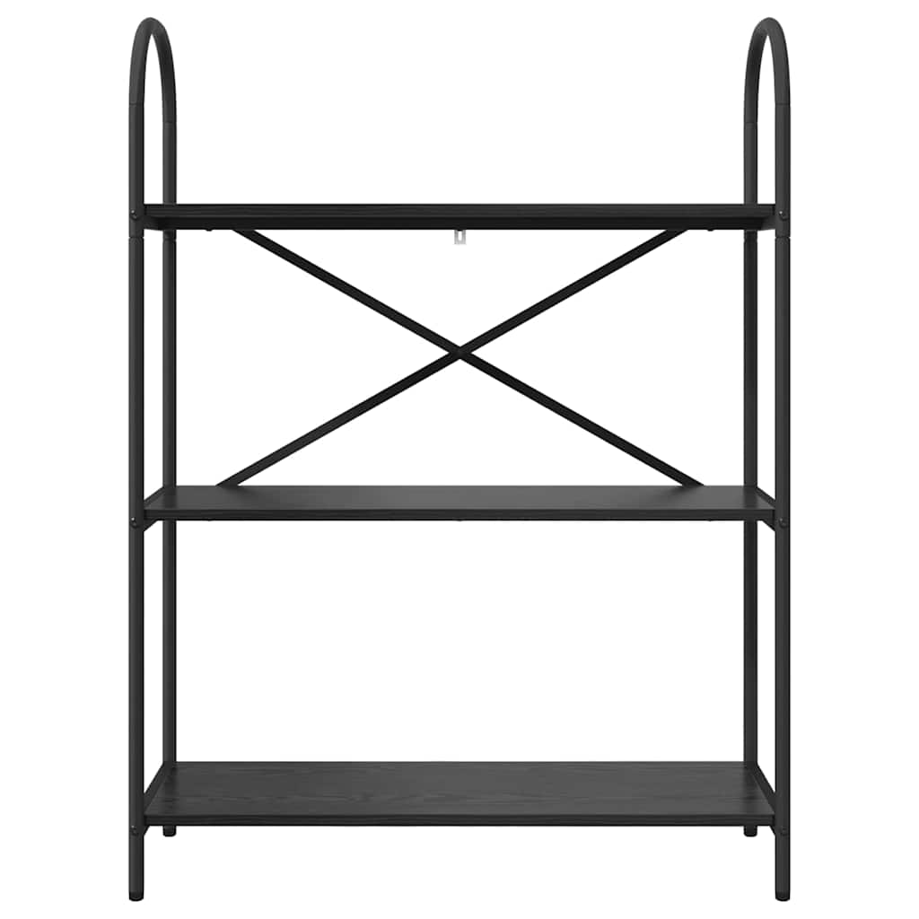 Raft pentru cărți Stejar negru 80 x 30 x 109 cm Lemn compozit GartenMobel Dekor