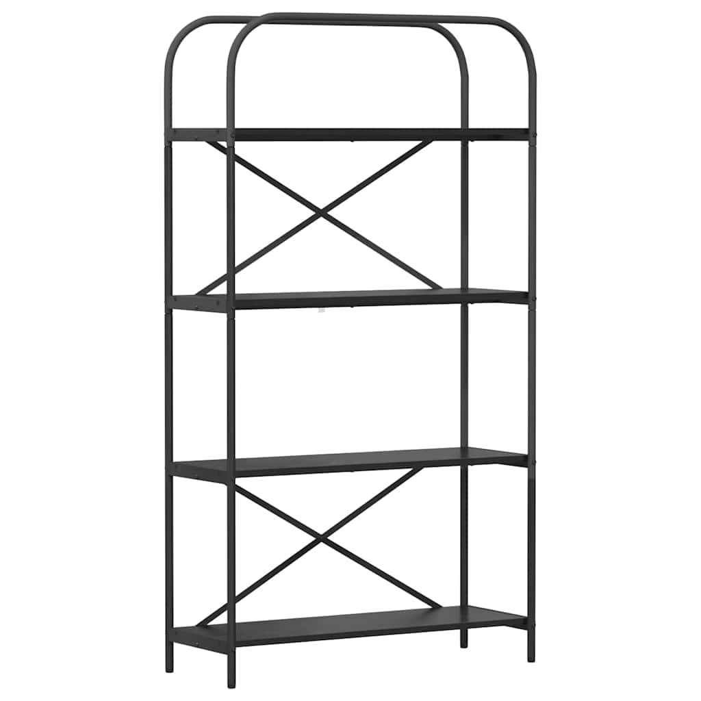 Raft pentru cărți Stejar negru 80 x 30 x 146 cm Lemn compozit GartenMobel Dekor