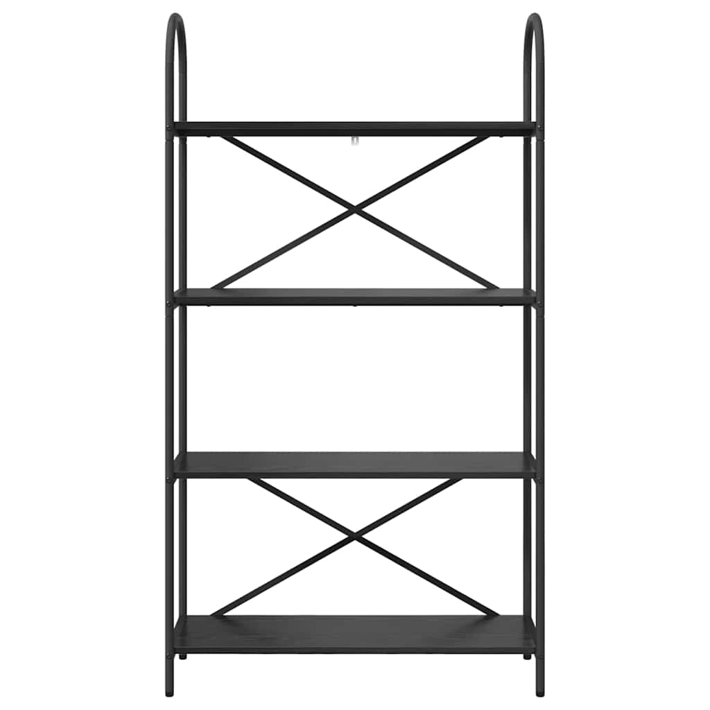 Raft pentru cărți Stejar negru 80 x 30 x 146 cm Lemn compozit GartenMobel Dekor