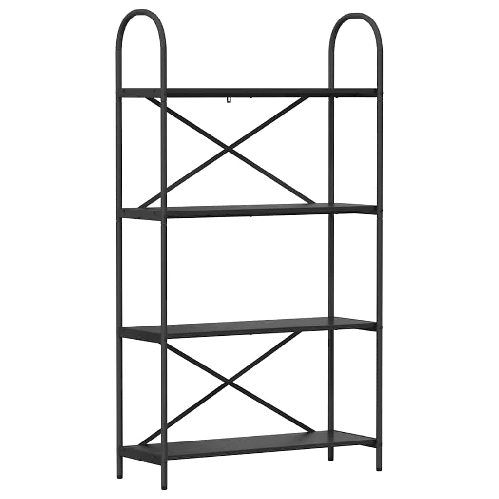 Raft pentru cărți Stejar negru 80 x 30 x 146 cm Lemn compozit GartenMobel Dekor