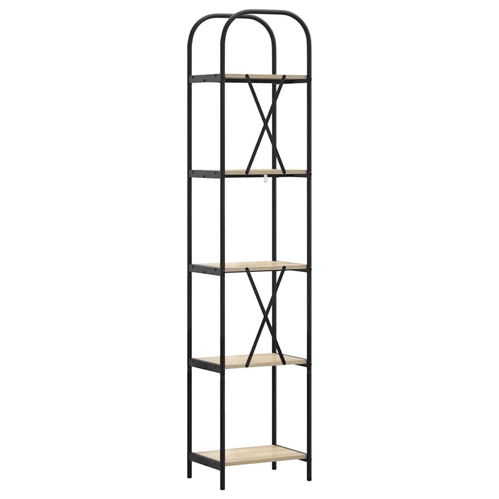 Raft pentru cărți Stejar sonoma 40 x 30 x 183 cm Lemn compozit GartenMobel Dekor