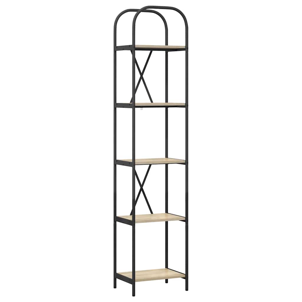 Raft pentru cărți Stejar sonoma 40 x 30 x 183 cm Lemn compozit GartenMobel Dekor