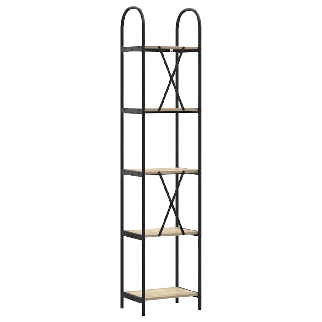 Raft pentru cărți Stejar sonoma 40 x 30 x 183 cm Lemn compozit GartenMobel Dekor