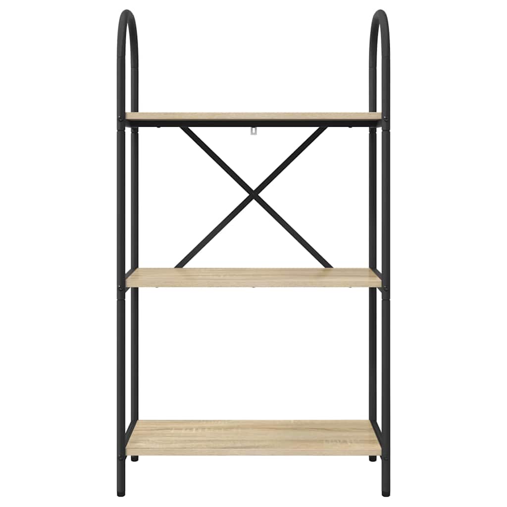 Raft pentru cărți Stejar sonoma 60 x 30 x 109 cm Lemn compozit GartenMobel Dekor