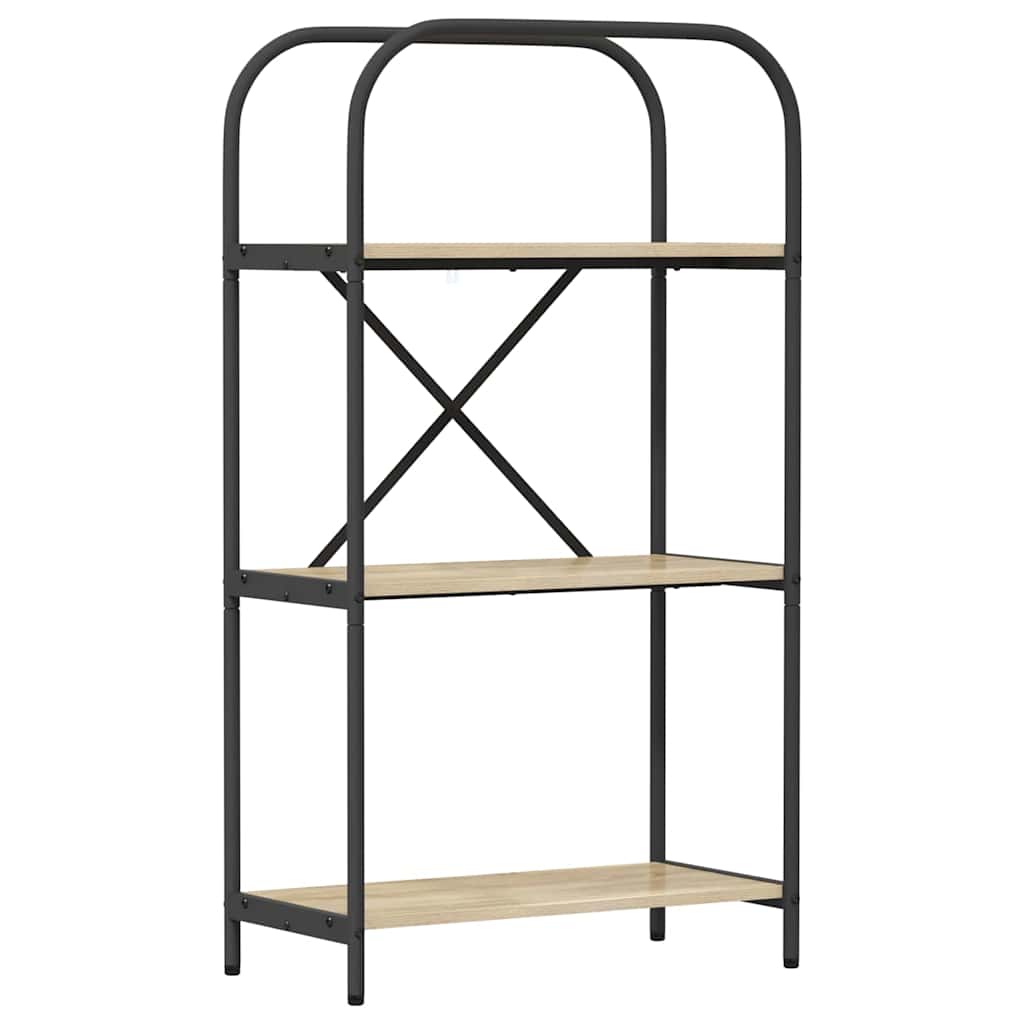 Raft pentru cărți Stejar sonoma 60 x 30 x 109 cm Lemn compozit GartenMobel Dekor
