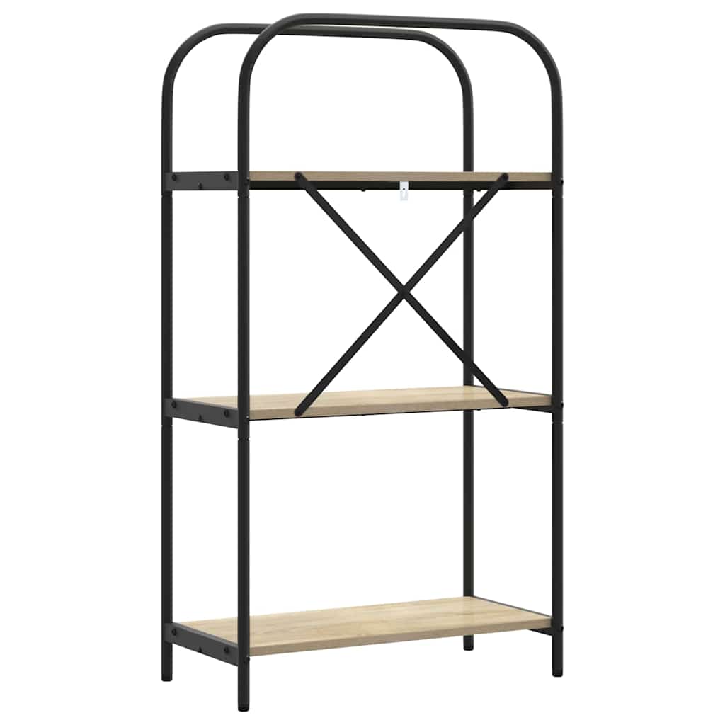 Raft pentru cărți Stejar sonoma 60 x 30 x 109 cm Lemn compozit GartenMobel Dekor