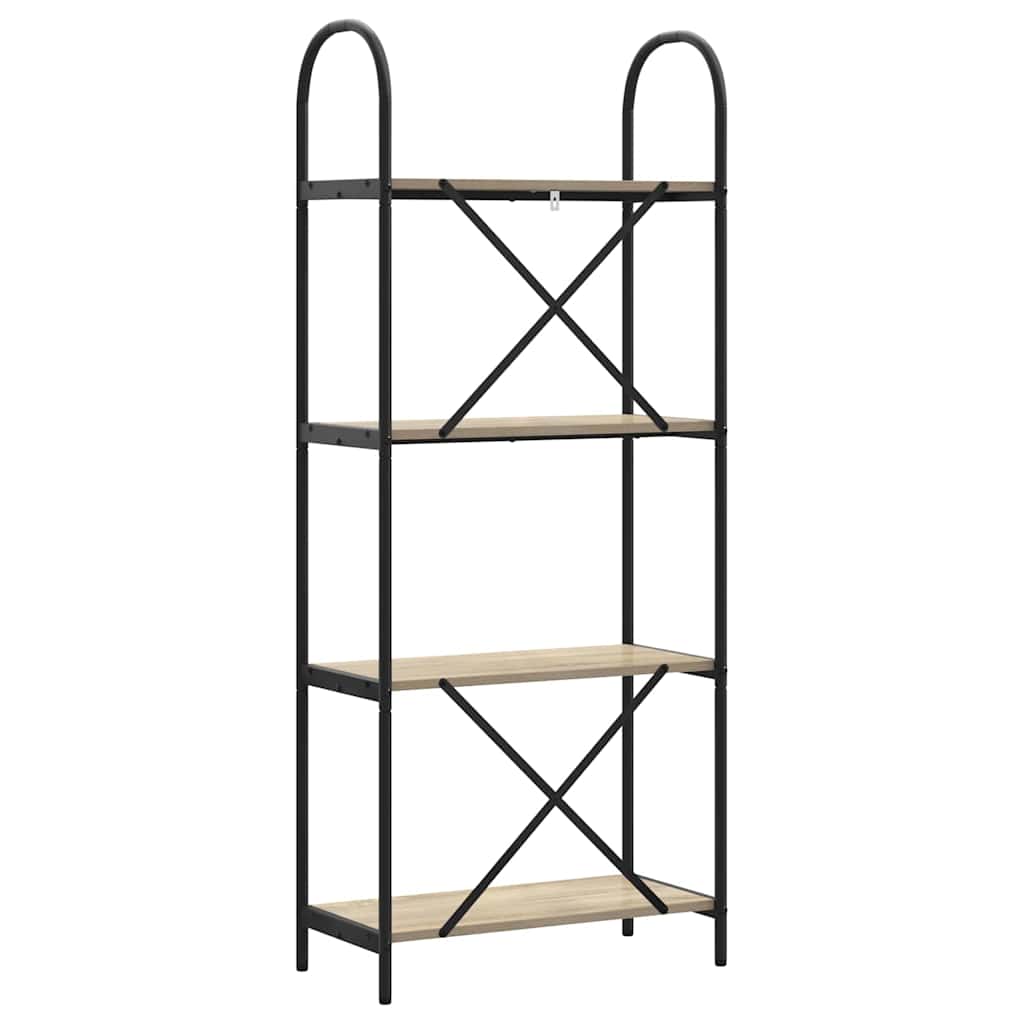 Raft pentru cărți Stejar sonoma 60 x 30 x 146 cm Lemn compozit GartenMobel Dekor