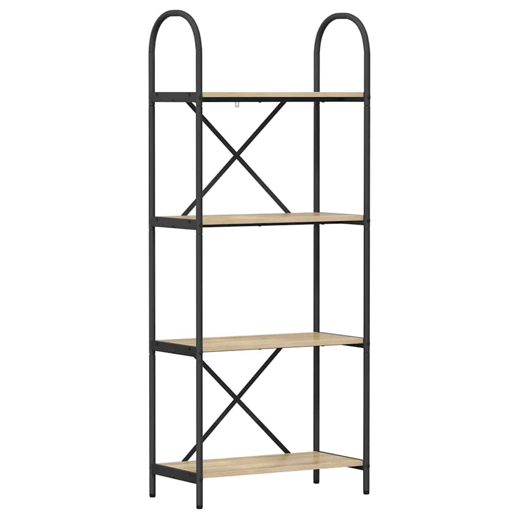 Raft pentru cărți Stejar sonoma 60 x 30 x 146 cm Lemn compozit GartenMobel Dekor