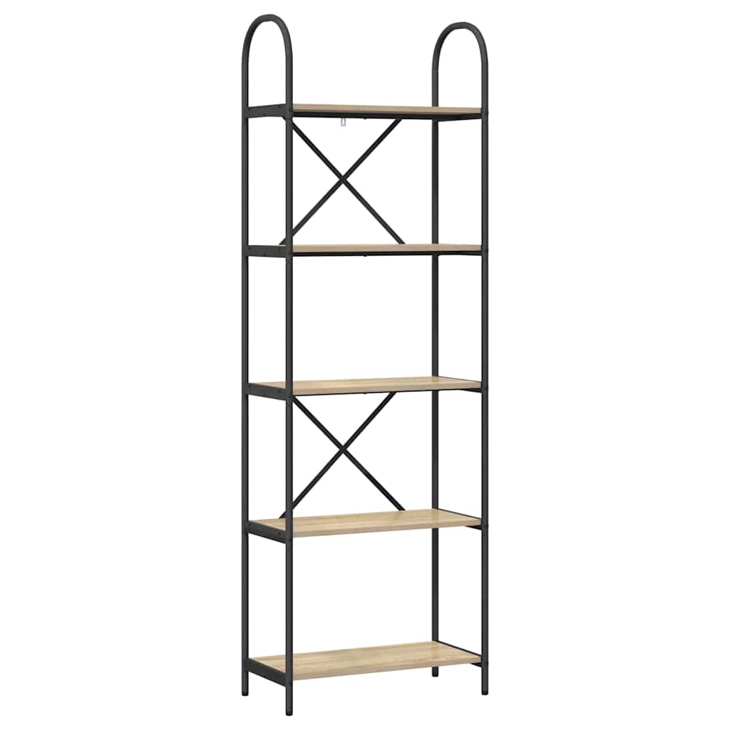 Raft pentru cărți Stejar sonoma 60 x 30 x 183 cm Lemn compozit GartenMobel Dekor