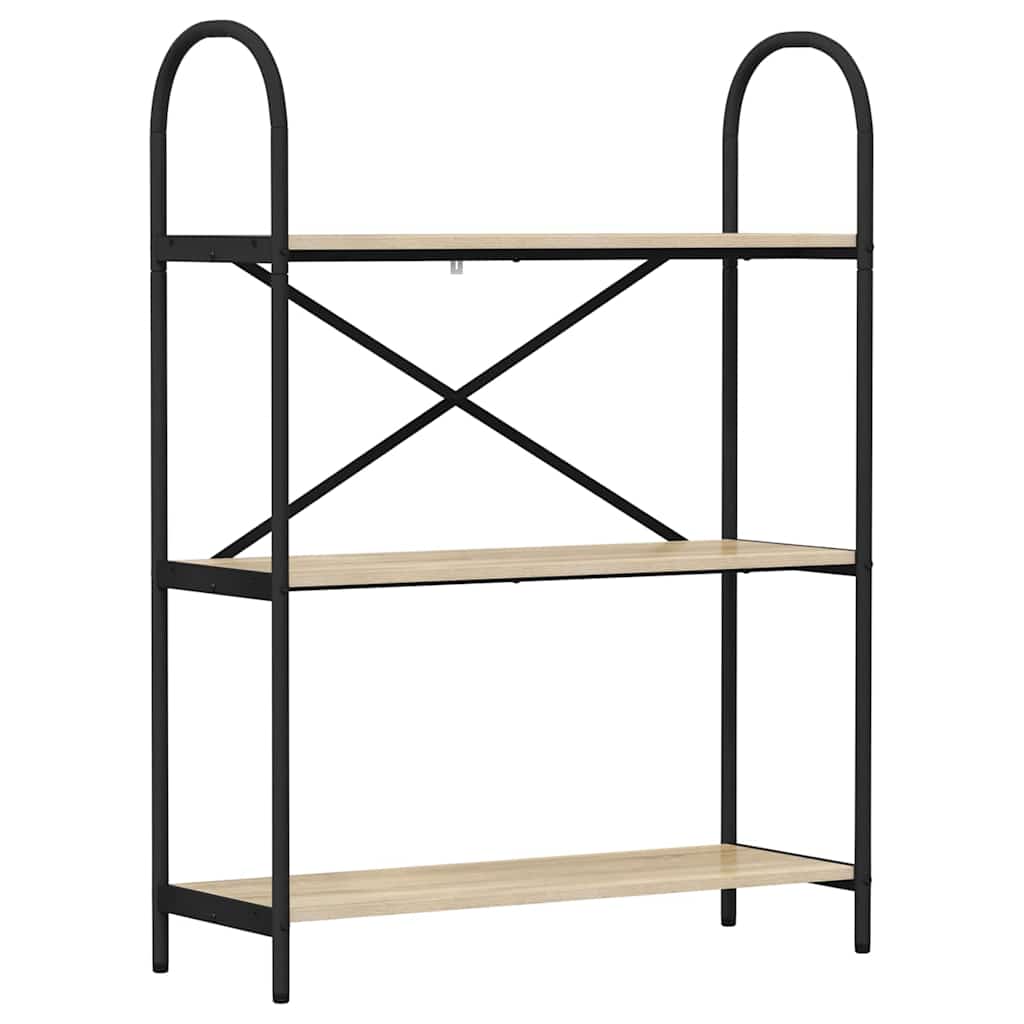 Raft pentru cărți Stejar sonoma 80 x 30 x 109 cm Lemn compozit GartenMobel Dekor