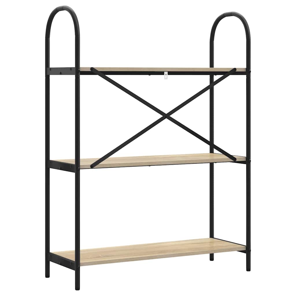 Raft pentru cărți Stejar sonoma 80 x 30 x 109 cm Lemn compozit GartenMobel Dekor