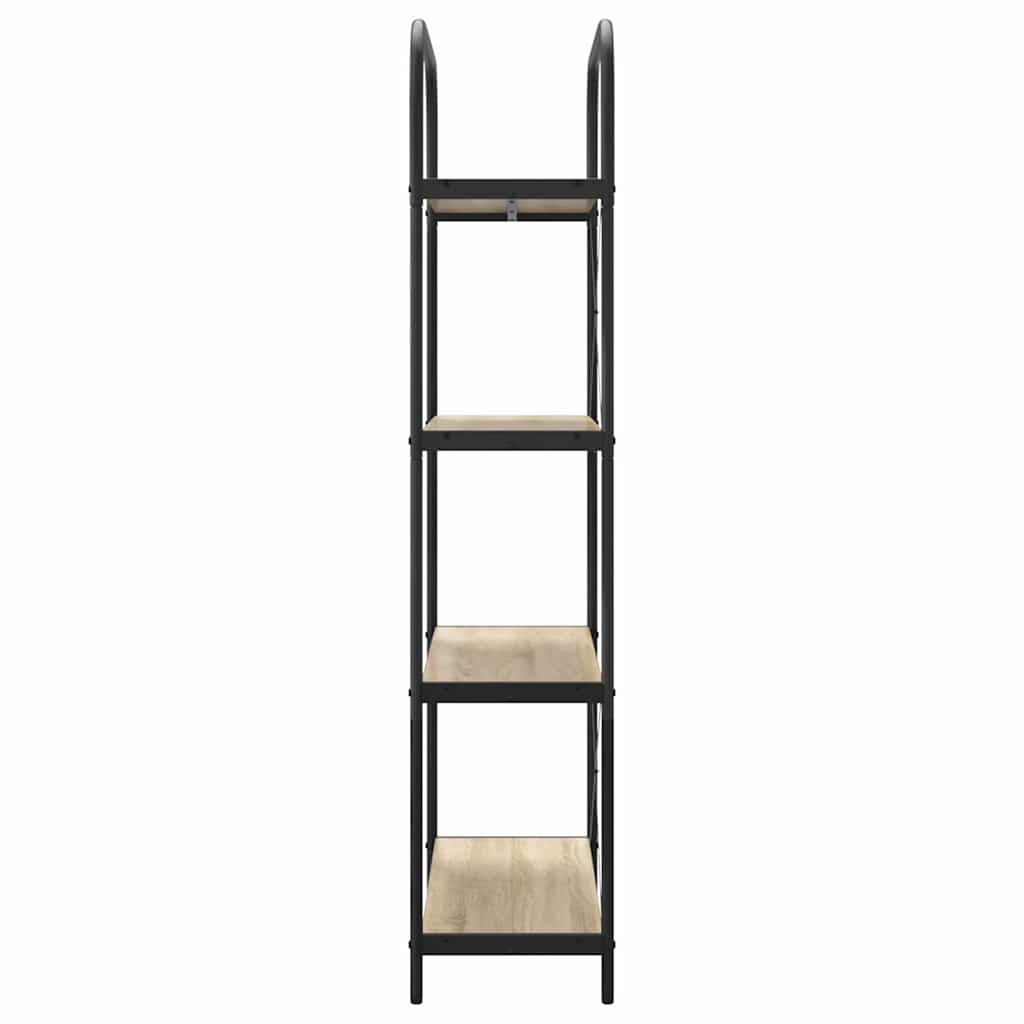 Raft pentru cărți Stejar sonoma 80 x 30 x 146 cm Lemn compozit GartenMobel Dekor