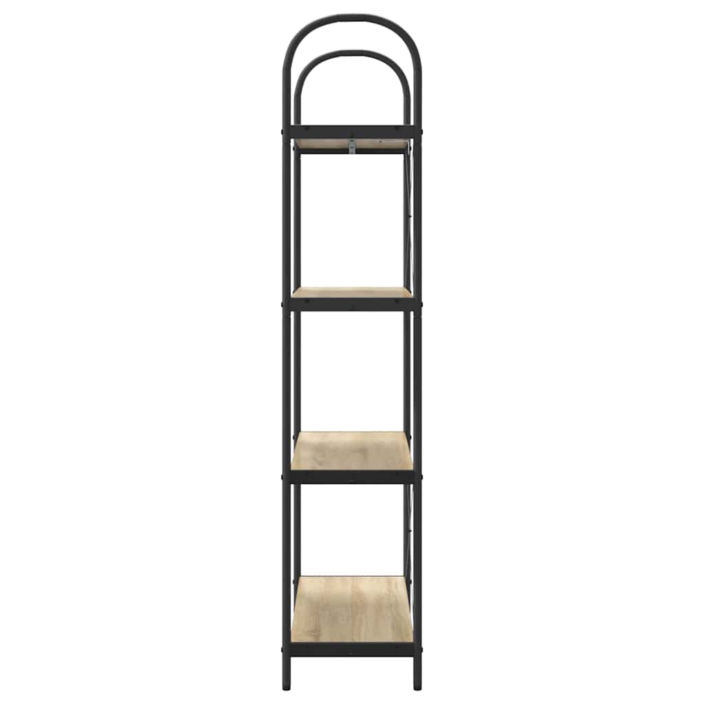 Raft pentru cărți Stejar sonoma 80 x 30 x 146 cm Lemn compozit GartenMobel Dekor