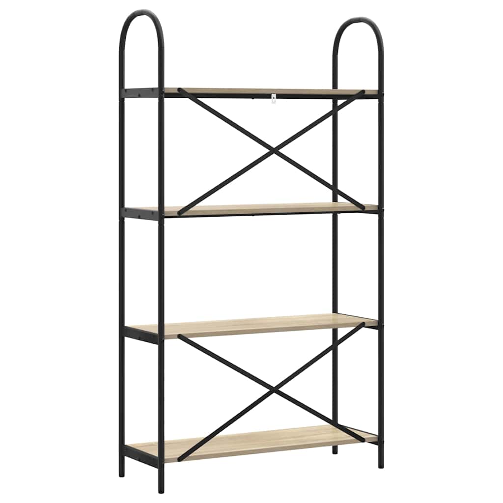 Raft pentru cărți Stejar sonoma 80 x 30 x 146 cm Lemn compozit GartenMobel Dekor