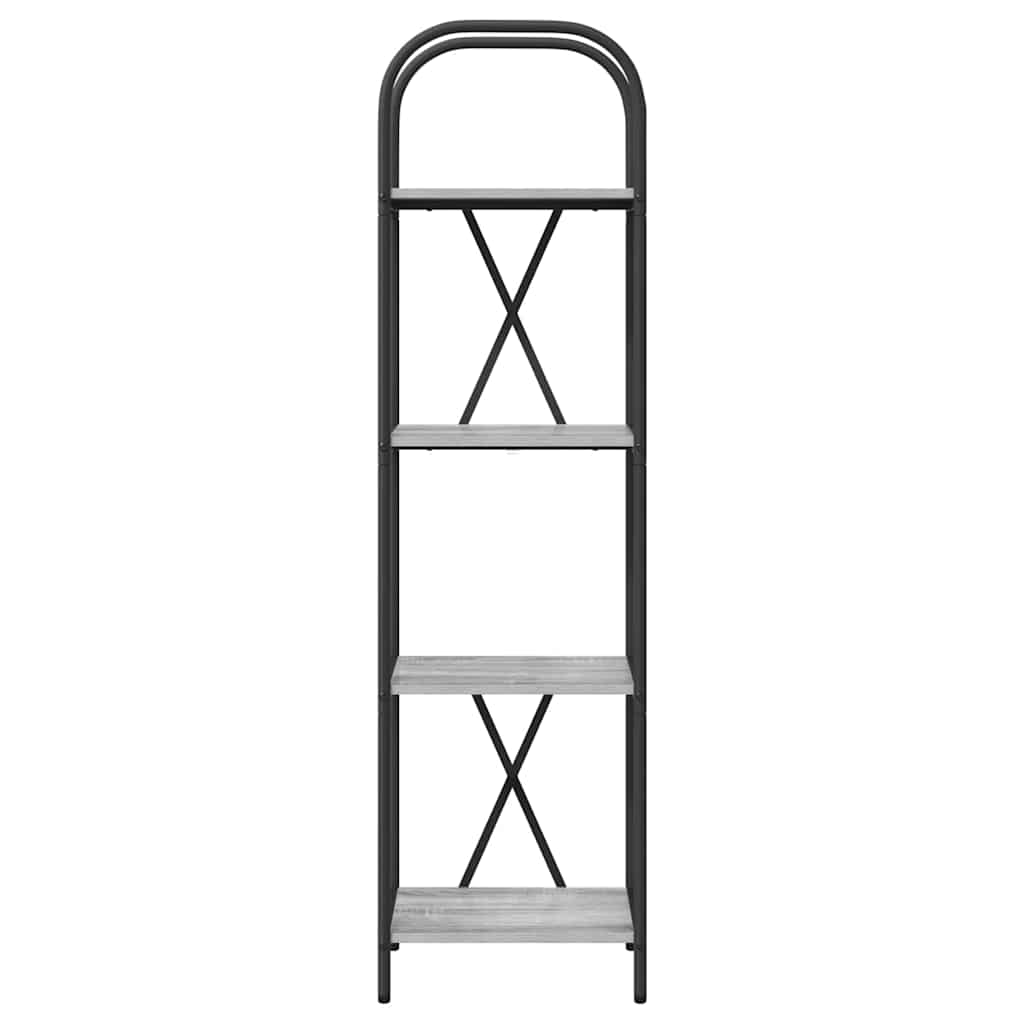 Raft pentru cărți sonoma gri 40 x 30 x 146 cm Lemn compozit GartenMobel Dekor
