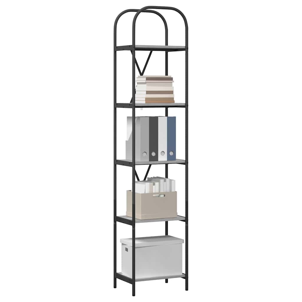 Raft pentru cărți sonoma gri 40 x 30 x 183 cm Lemn compozit GartenMobel Dekor