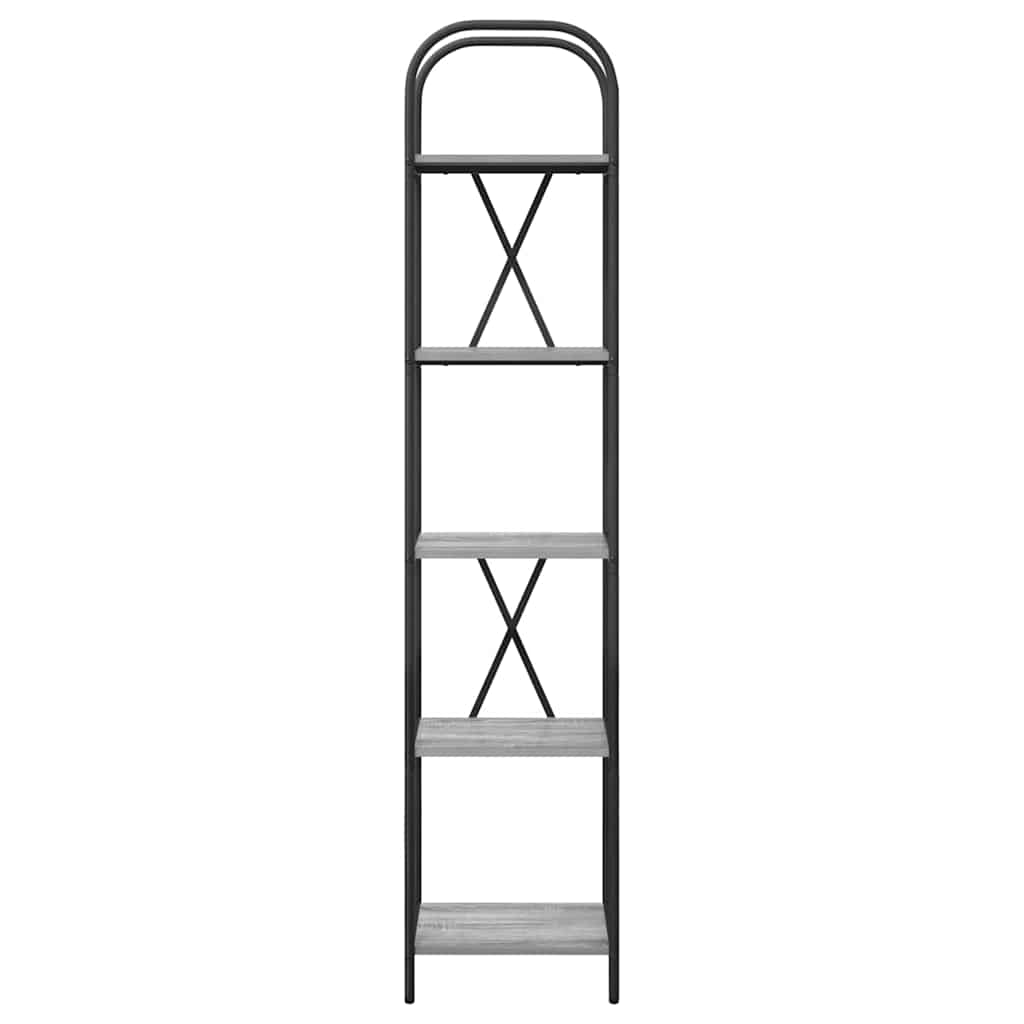 Raft pentru cărți sonoma gri 40 x 30 x 183 cm Lemn compozit GartenMobel Dekor