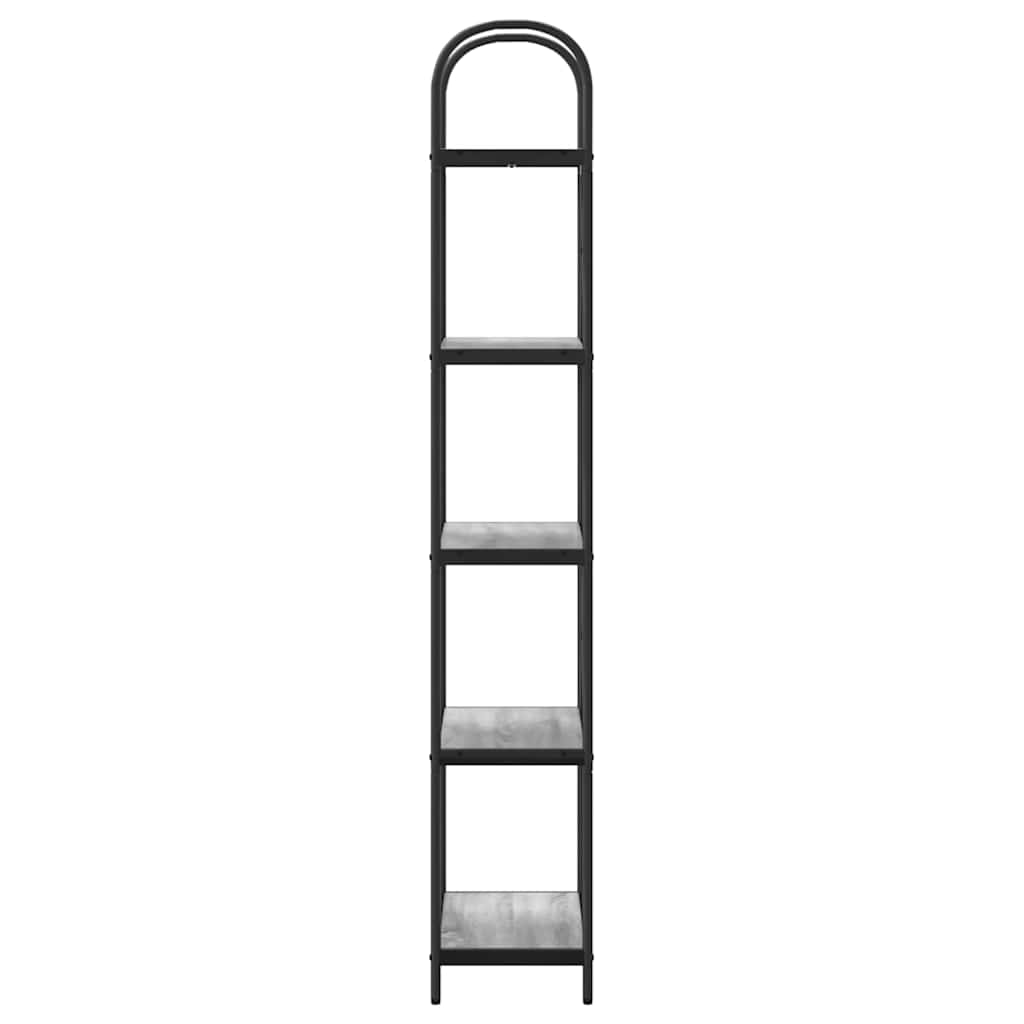 Raft pentru cărți sonoma gri 60 x 30 x 183 cm Lemn compozit GartenMobel Dekor