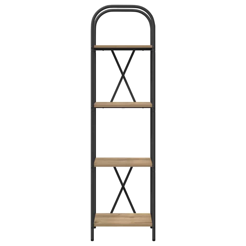 Raft pentru cărți stejar artizanal 40 x 30 x 146 cm GartenMobel Dekor