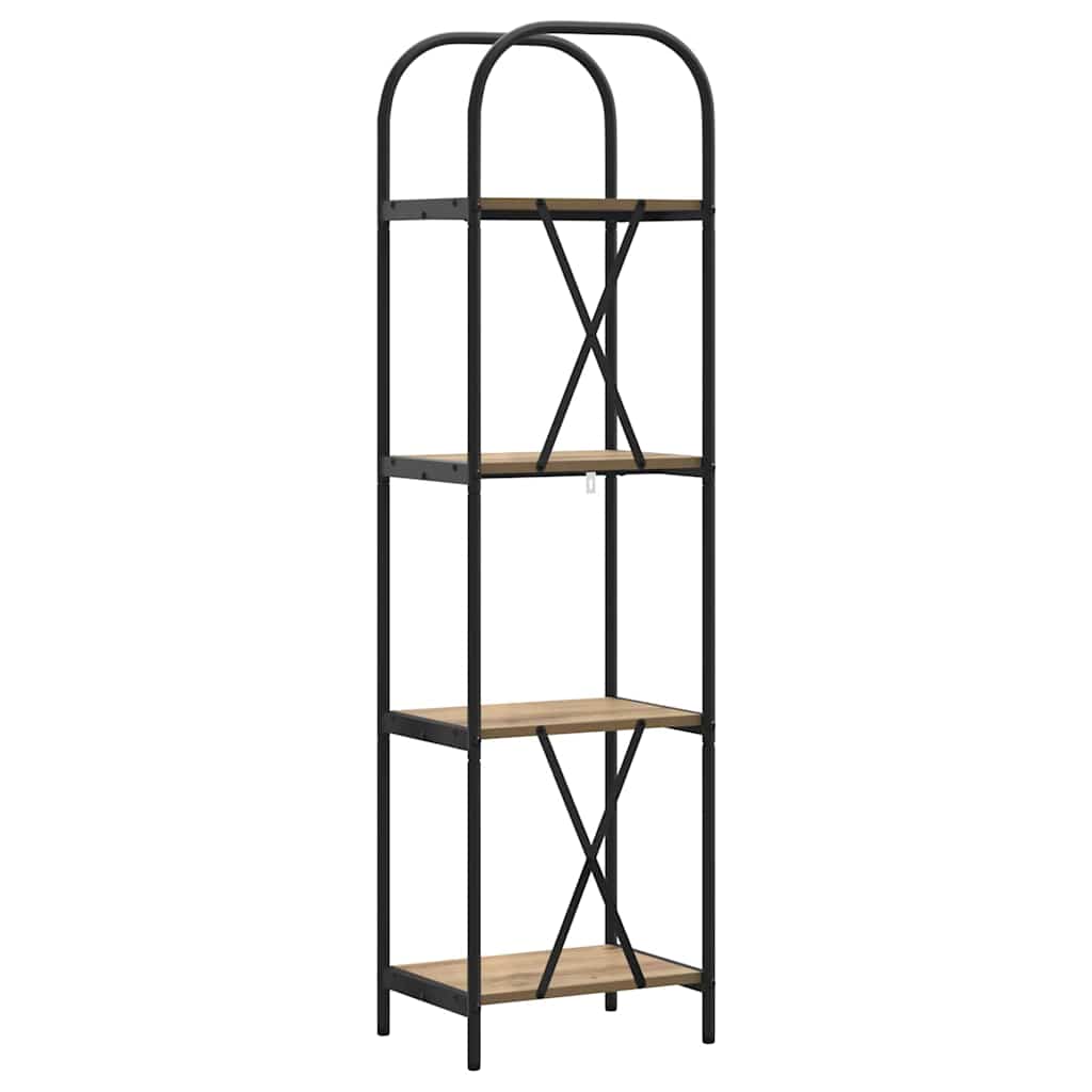 Raft pentru cărți stejar artizanal 40 x 30 x 146 cm GartenMobel Dekor