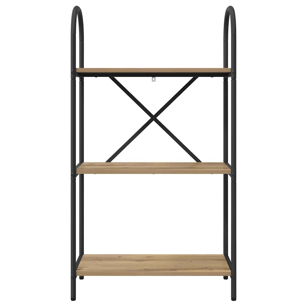 Raft pentru cărți stejar artizanal 60 x 30 x 109 cm GartenMobel Dekor