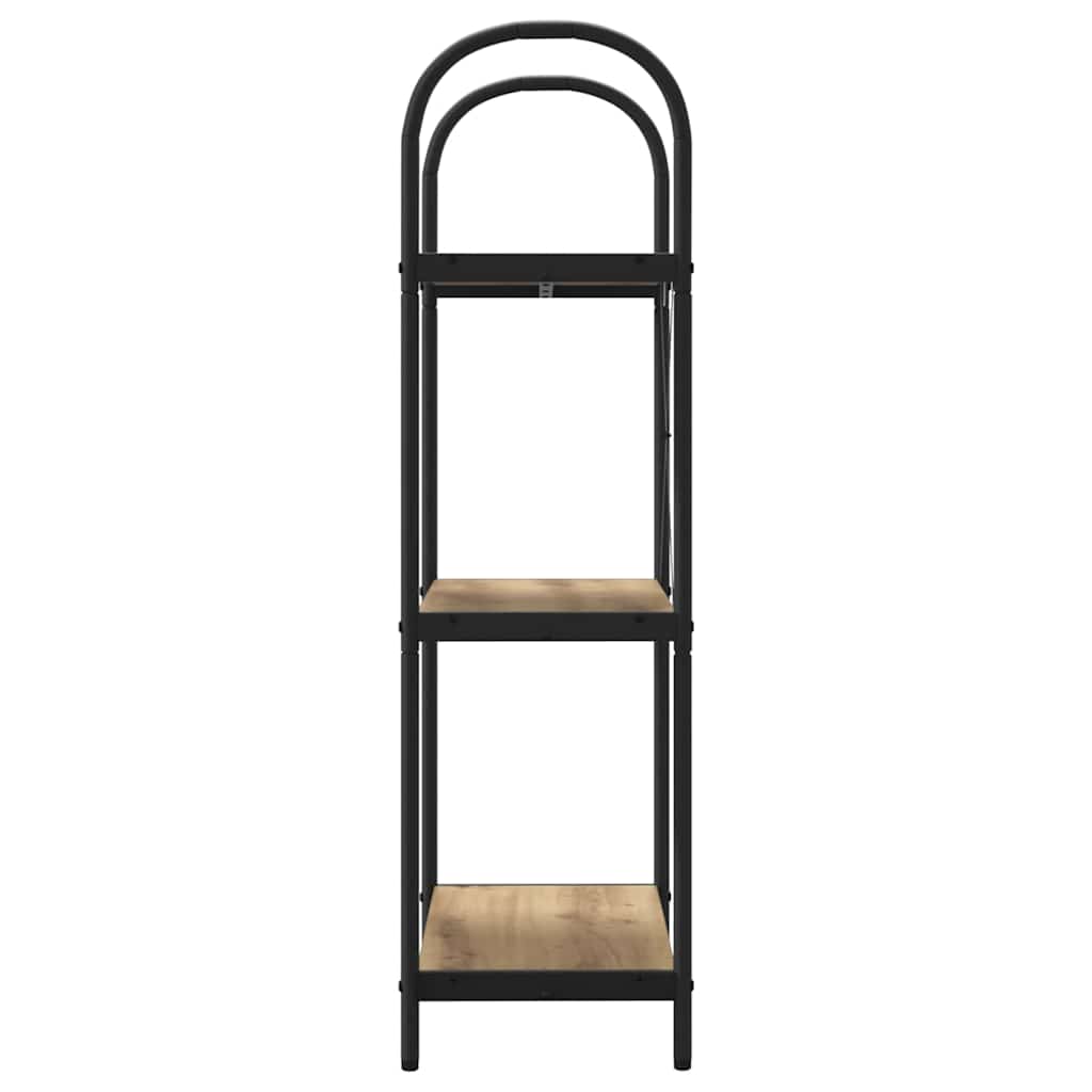 Raft pentru cărți stejar artizanal 60 x 30 x 109 cm GartenMobel Dekor