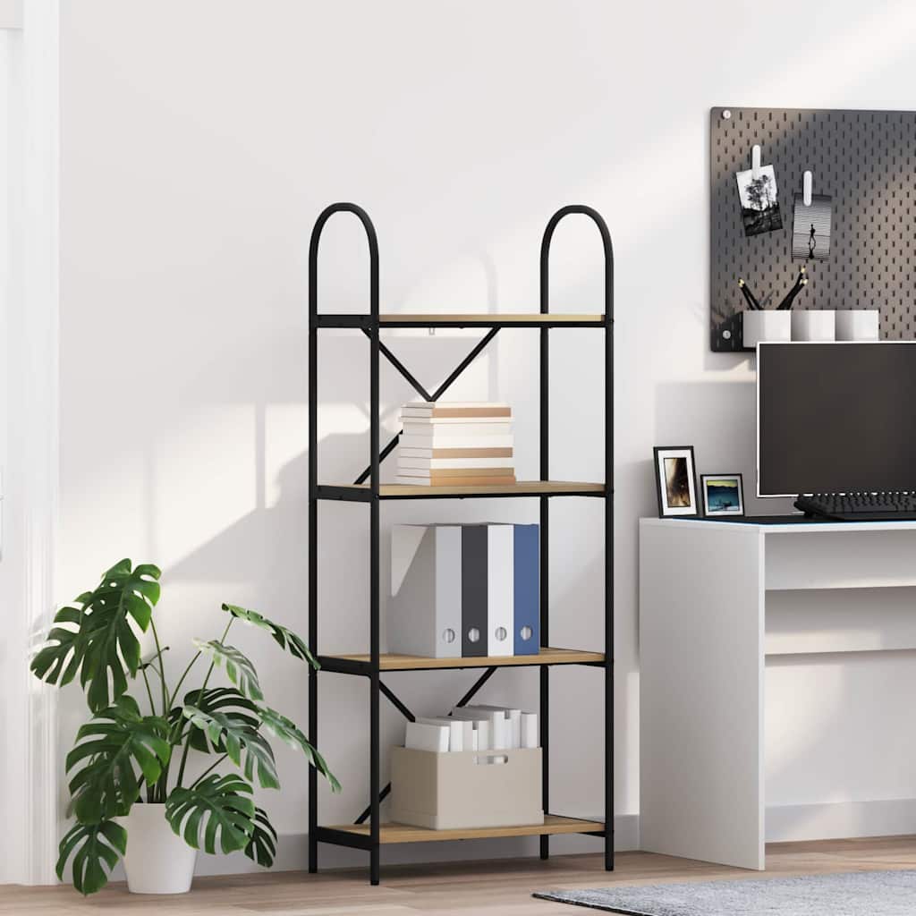 Raft pentru cărți stejar artizanal 60 x 30 x 146 cm GartenMobel Dekor