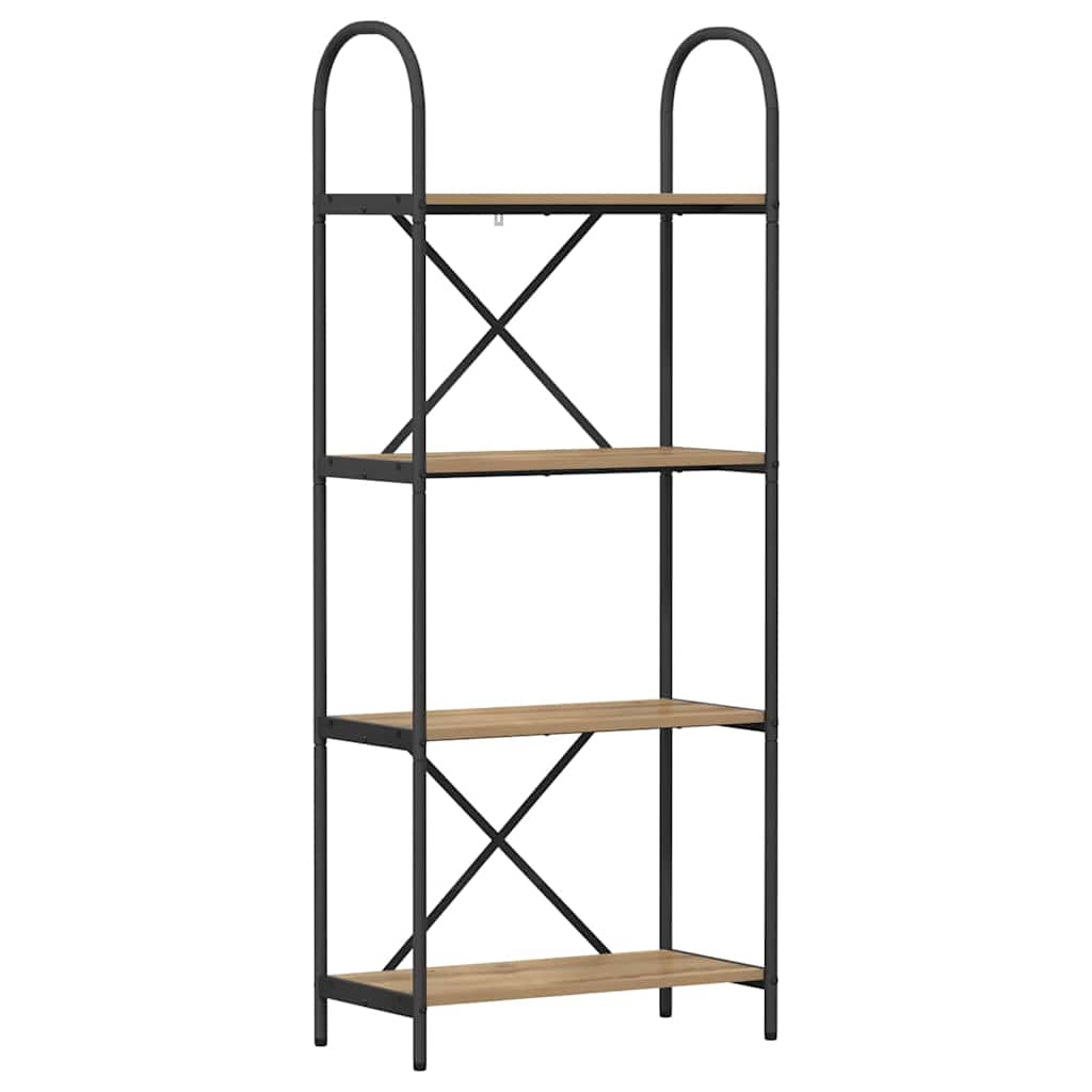 Raft pentru cărți stejar artizanal 60 x 30 x 146 cm GartenMobel Dekor
