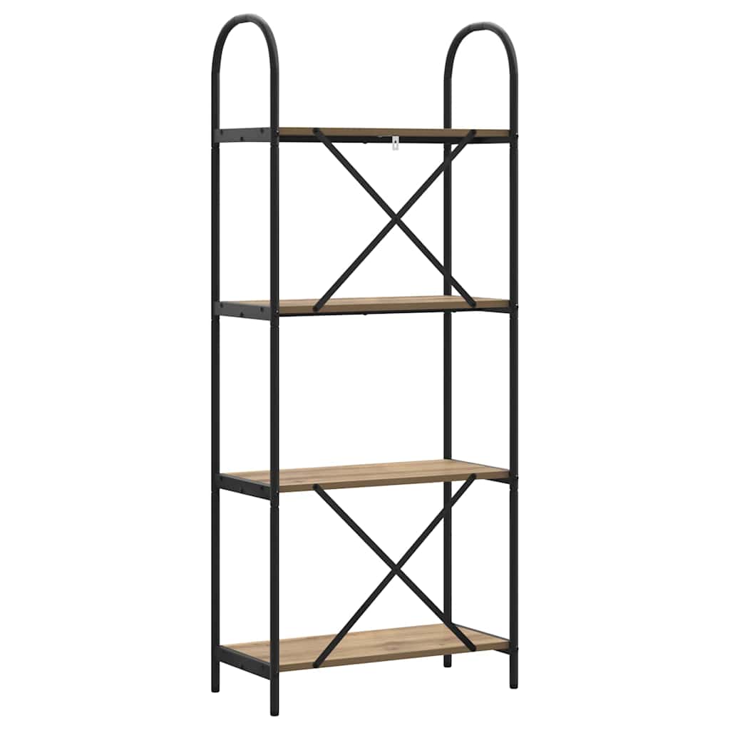 Raft pentru cărți stejar artizanal 60 x 30 x 146 cm GartenMobel Dekor