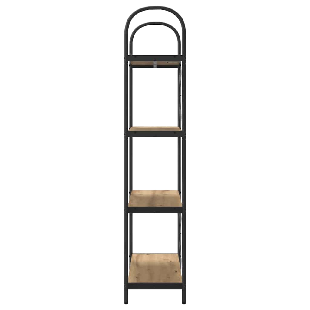 Raft pentru cărți stejar artizanal 80 x 30 x 146 cm GartenMobel Dekor
