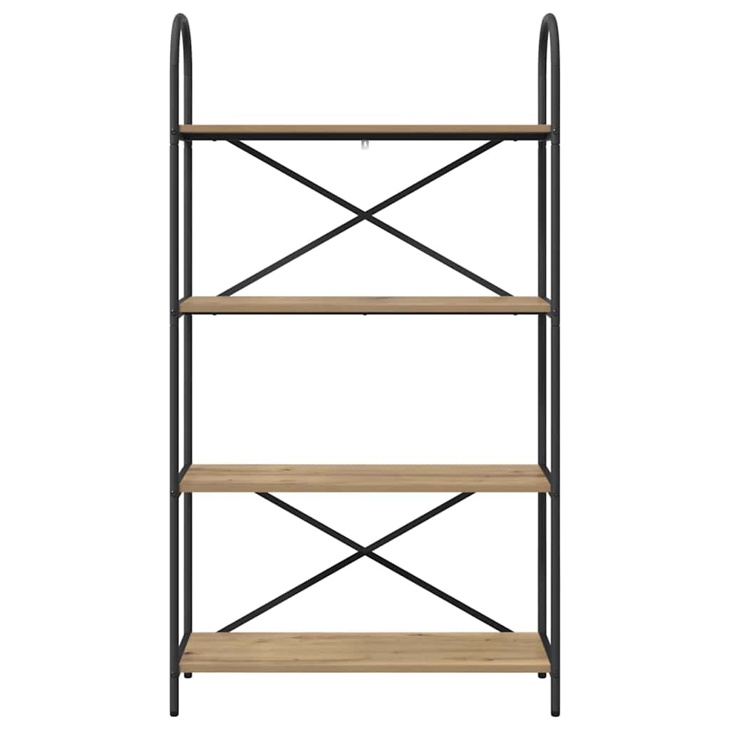 Raft pentru cărți stejar artizanal 80 x 30 x 146 cm GartenMobel Dekor